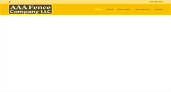 Desktop Screenshot of aaa-fence-co.com